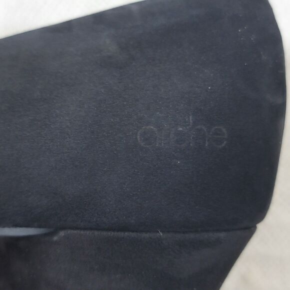 Arche France Musaby Escarpin Black Nubuck Pumps Heels Slip On EU 38 US 7 40911 - Picture 11 of 16